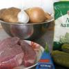 Как приготовить азу по-татарски из говядины с солеными огурцами - пошаговые рецепты с фото